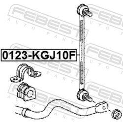 Tyč/Vzpera stabilizátora FEBEST 0123-KGJ10F - obr. 1