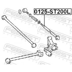 Rameno zavesenia kolies FEBEST 0125-ST200L - obr. 1