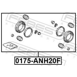 Opravná sada brzdového strmeňa FEBEST 0175-ANH20F - obr. 1