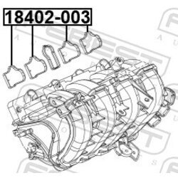 Tesnenie kolena sac. potrubia FEBEST 18402-003 - obr. 1