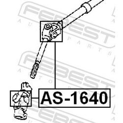 Kĺb hriadeľa riadenia FEBEST AS-1640 - obr. 1