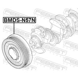 Remenica kľukového hriadeľa FEBEST BMDS-N57N