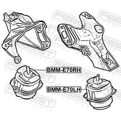 Uloženie motora FEBEST BMM-E70LH - obr. 1