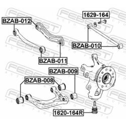 Uloženie riadenia FEBEST BZAB-011 - obr. 1