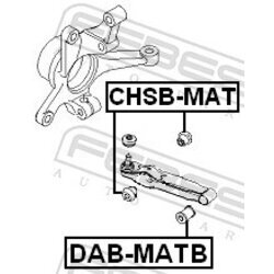 Uloženie riadenia FEBEST DAB-MATB - obr. 1