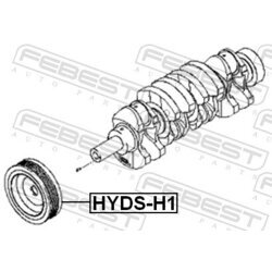 Remenica kľukového hriadeľa FEBEST HYDS-H1 - obr. 1