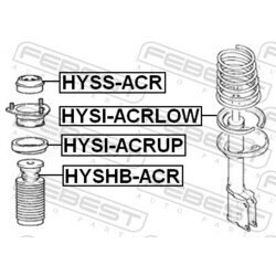 Ložisko pružnej vzpery FEBEST HYSS-ACR - obr. 1