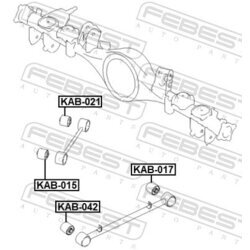 Uloženie riadenia FEBEST KAB-042 - obr. 1