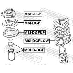 Ložisko pružnej vzpery FEBEST MSS-DGF - obr. 1