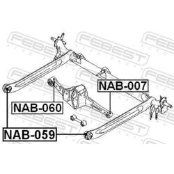 Uloženie riadenia FEBEST NAB-060 - obr. 1