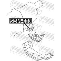 Uloženie motora FEBEST SBM-008 - obr. 1