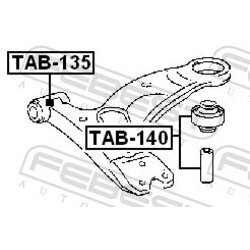 Uloženie riadenia FEBEST TAB-135 - obr. 1