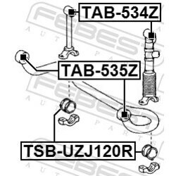 Uloženie riadenia FEBEST TAB-535Z - obr. 1