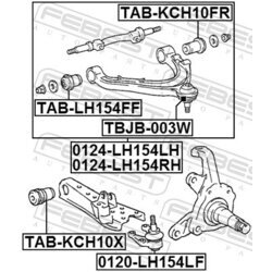 Uloženie riadenia FEBEST TAB-LH154FF - obr. 1