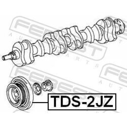 Remenica kľukového hriadeľa FEBEST TDS-2JZ - obr. 1