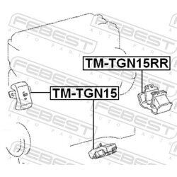 Uloženie motora FEBEST TM-TGN15RR - obr. 1