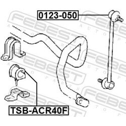 Uloženie priečneho stabilizátora FEBEST TSB-ACR40F - obr. 1