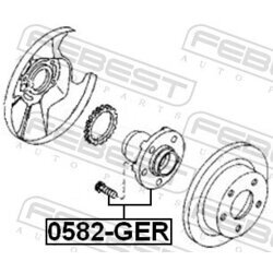 Náboj kolesa FEBEST 0582-GER - obr. 1