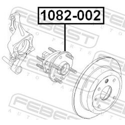 Náboj kolesa FEBEST 1082-002 - obr. 1