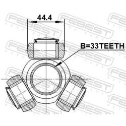 Trojkríž hnacieho hriadeľa FEBEST 1216-TUC - obr. 1