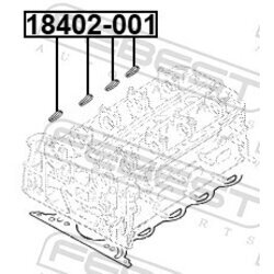 Tesnenie kolena sac. potrubia FEBEST 18402-001 - obr. 1