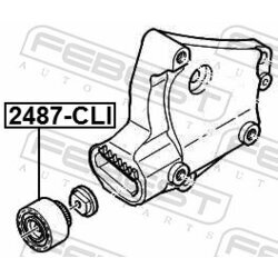 Napínacia kladka rebrovaného klinového remeňa FEBEST 2487-CLI - obr. 1