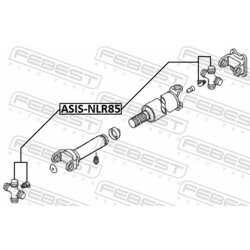 Kĺb pozdĺžneho hriadeľa FEBEST ASIS-NLR85 - obr. 1