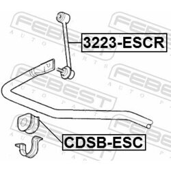 Uloženie priečneho stabilizátora FEBEST CDSB-ESC - obr. 1