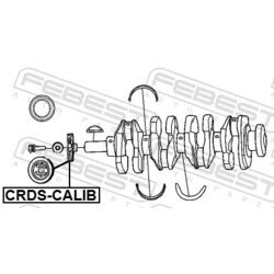 Remenica kľukového hriadeľa FEBEST CRDS-CALIB - obr. 1