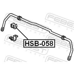 Uloženie priečneho stabilizátora FEBEST HSB-058 - obr. 1