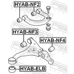 Uloženie riadenia FEBEST HYAB-NF4 - obr. 1