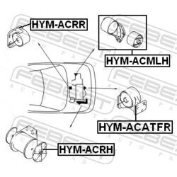 Uloženie motora FEBEST HYM-ACATFR - obr. 1