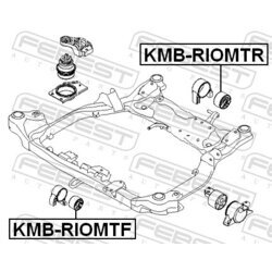 Uloženie motora FEBEST KMB-RIOMTR - obr. 1