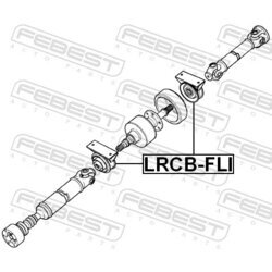 Stredové ložisko kĺbového hriadeľa FEBEST LRCB-FLI - obr. 1