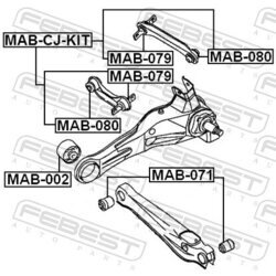 Uloženie riadenia FEBEST MAB-CJ-KIT - obr. 1