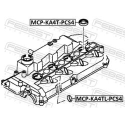 Tesniaci krúžok vstrekovacieho ventilu FEBEST MCP-KA4T-PCS4 - obr. 1