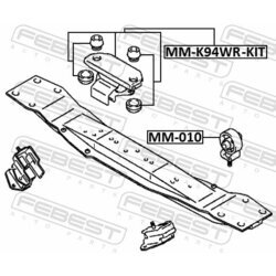 Uloženie manuálnej prevodovky FEBEST MM-K94WR-KIT - obr. 1