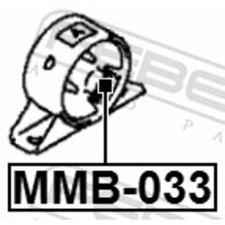 Uloženie motora FEBEST MMB-033 - obr. 1