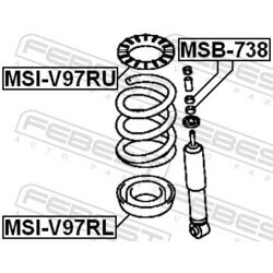 Vymedzovacia trubka pre tlmič pérovania FEBEST MSB-738 - obr. 1