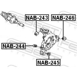 Uloženie riadenia FEBEST NAB-246 - obr. 1