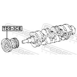 Remenica kľukového hriadeľa FEBEST TDS-3CE - obr. 1