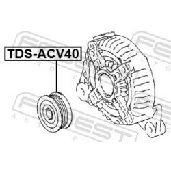 Remenica alternátora FEBEST TDS-ACV40 - obr. 1