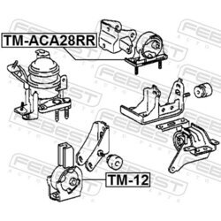 Uloženie motora FEBEST TM-ACA28RR - obr. 1