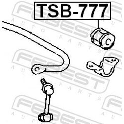 Uloženie priečneho stabilizátora FEBEST TSB-777 - obr. 1