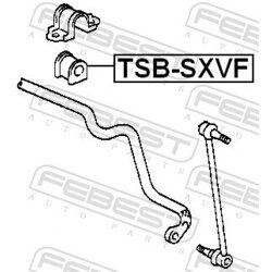 Uloženie priečneho stabilizátora FEBEST TSB-SXVF - obr. 1