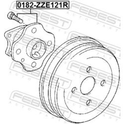 Náboj kolesa FEBEST 0182-ZZE121R - obr. 1