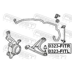Tyč/Vzpera stabilizátora FEBEST 0323-FITL - obr. 1