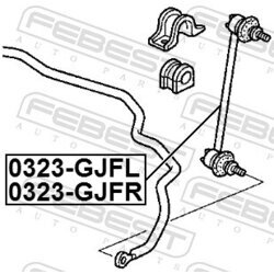 Tyč/Vzpera stabilizátora FEBEST 0323-GJFR - obr. 1