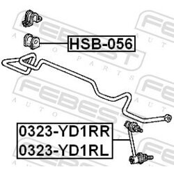 Tyč/Vzpera stabilizátora FEBEST 0323-YD1RL - obr. 1