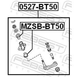 Pomocná páka riadenia FEBEST 0527-BT50 - obr. 1